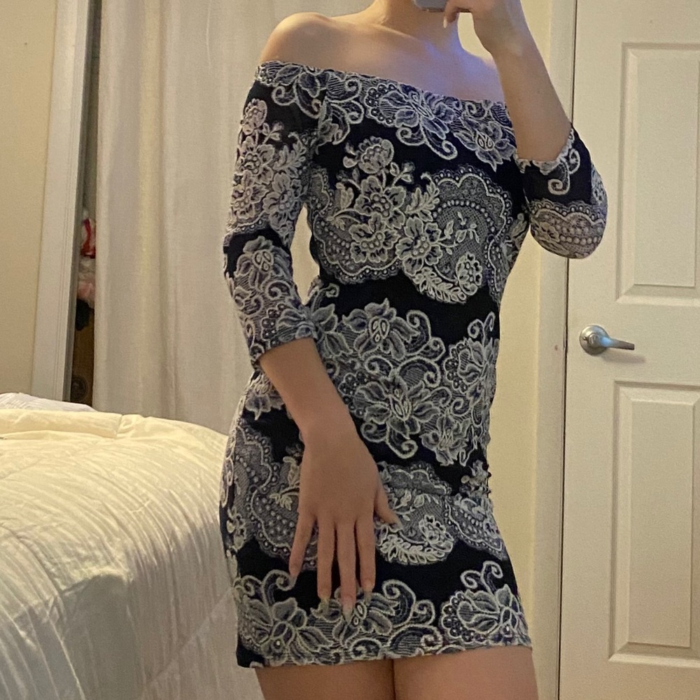 Papaya lace dress